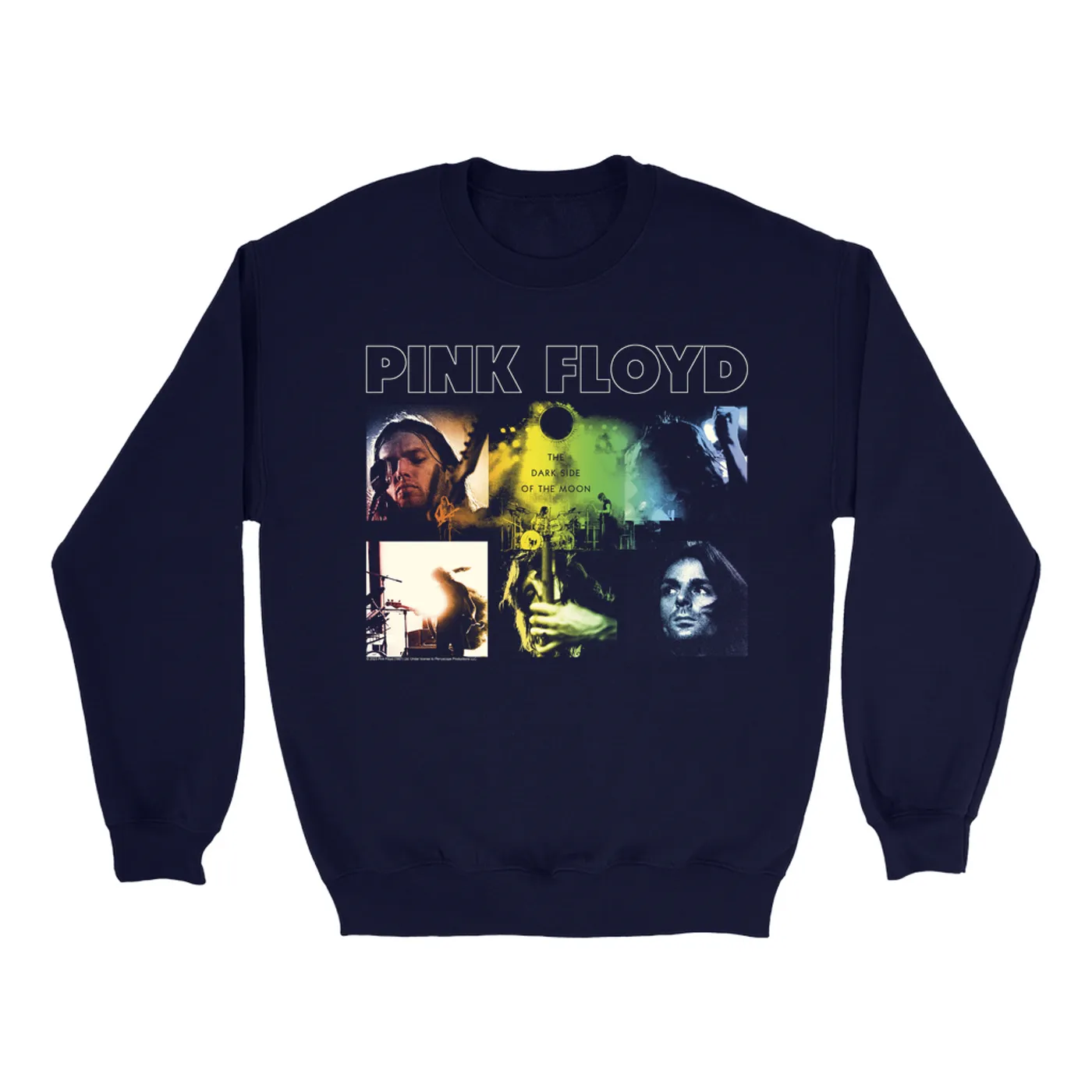 Pink Floyd Sweatshirt | Rainbow Ombre Live Band Poster Pink Floyd Sweatshirt