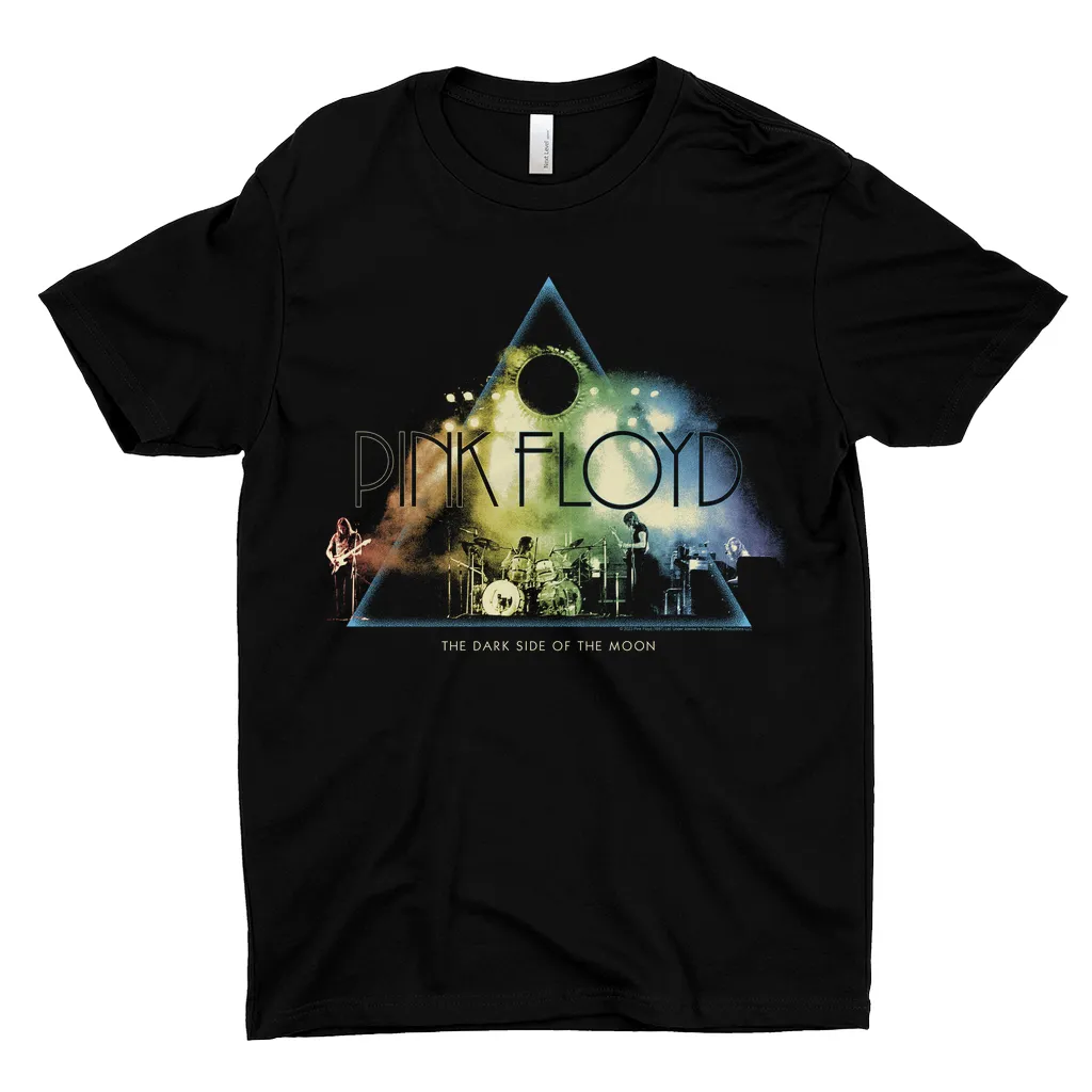 T-Shirt | Live Show Dark Side Of The Moon Photo Rainbow Design Shirt