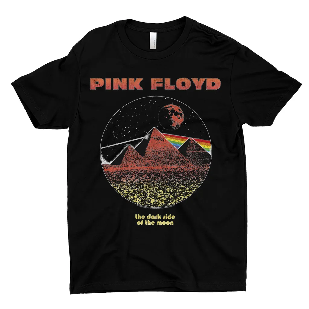 T-Shirt | Vintage Pyramids Red Tint Image Shirt