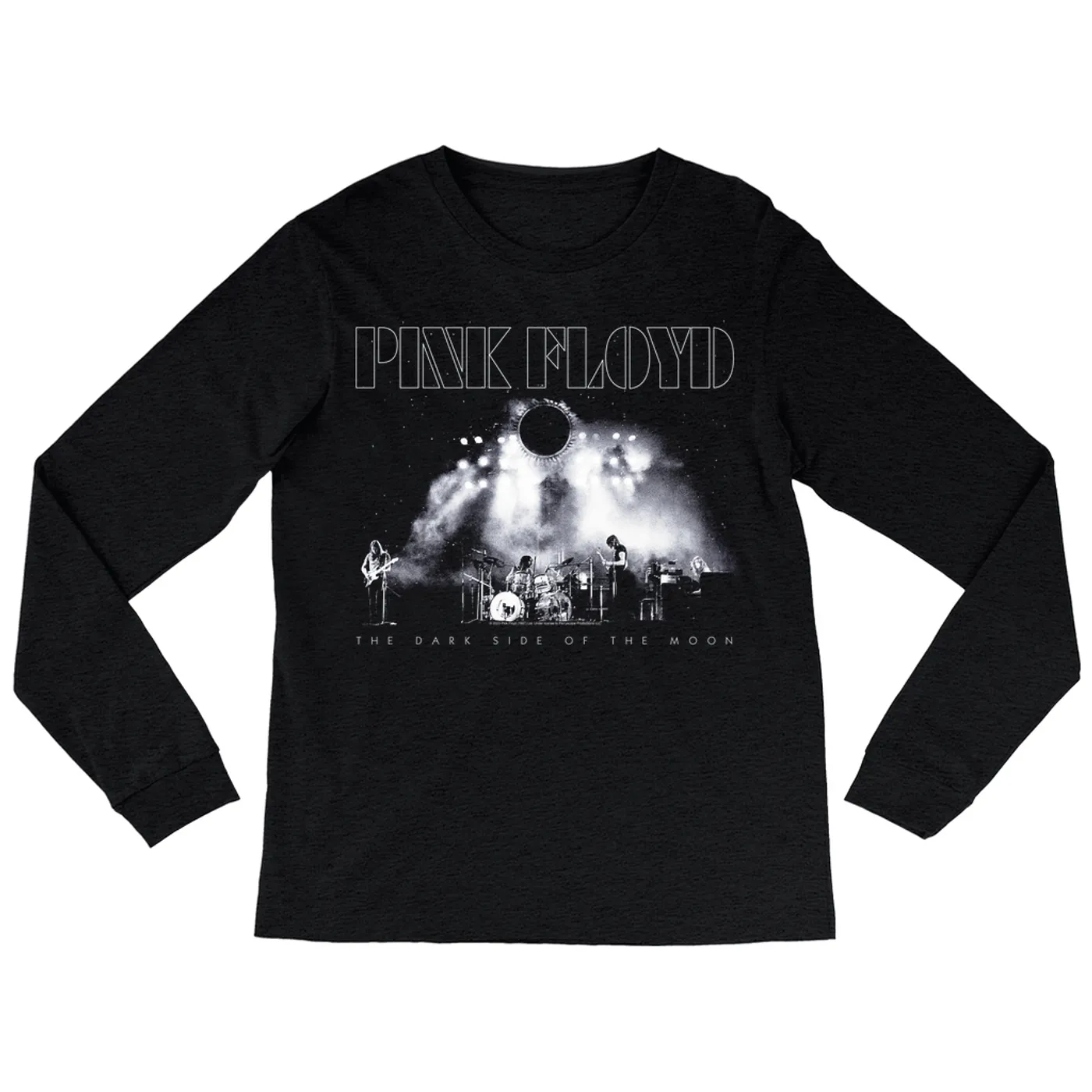 Pink Floyd Long Sleeve Shirt | Live Performance Dark Side Of The Moon Photo Purple Design Pink Floyd Shirt