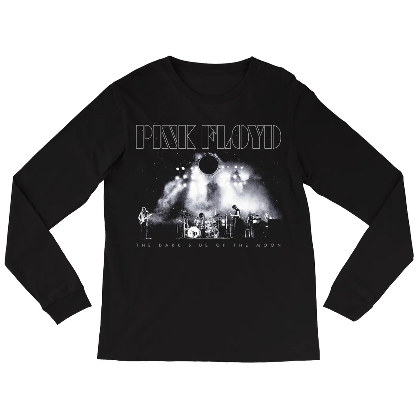 Pink Floyd Long Sleeve Shirt | Live Performance Dark Side Of The Moon Photo Purple Design Pink Floyd Shirt