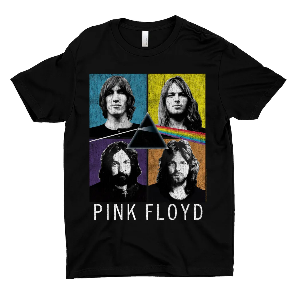 T-Shirt | Pop Art Square Art Distressed Shirt