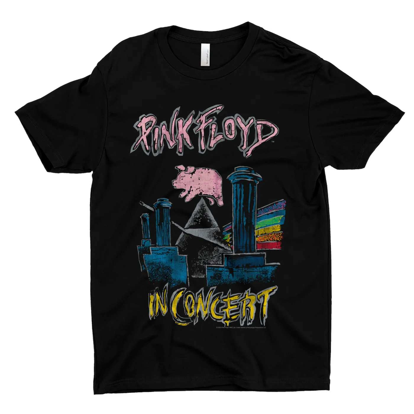 Pink Floyd T-Shirt | In Concert Animals Pink Floyd Shirt