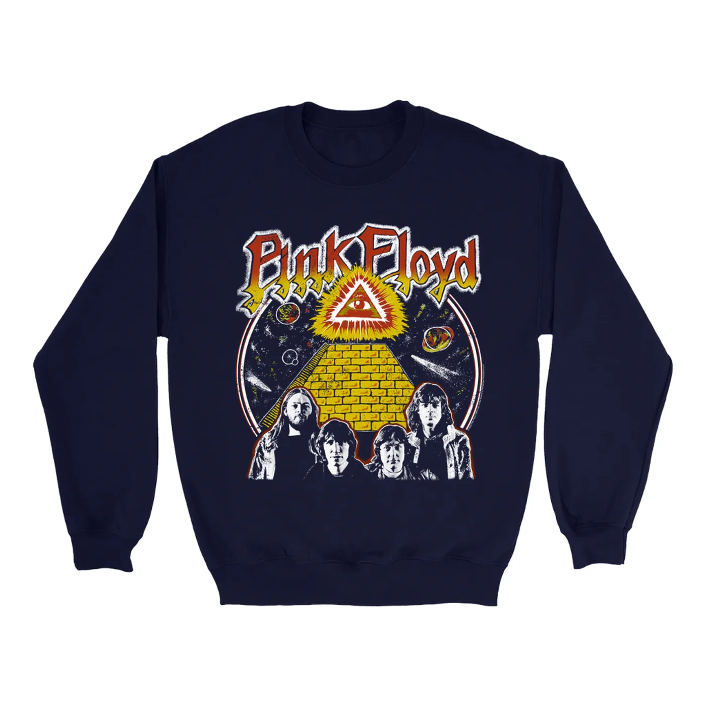 Pink Floyd Sweatshirt | All Seeing Eye Art Pink Floyd Sweatshirt
