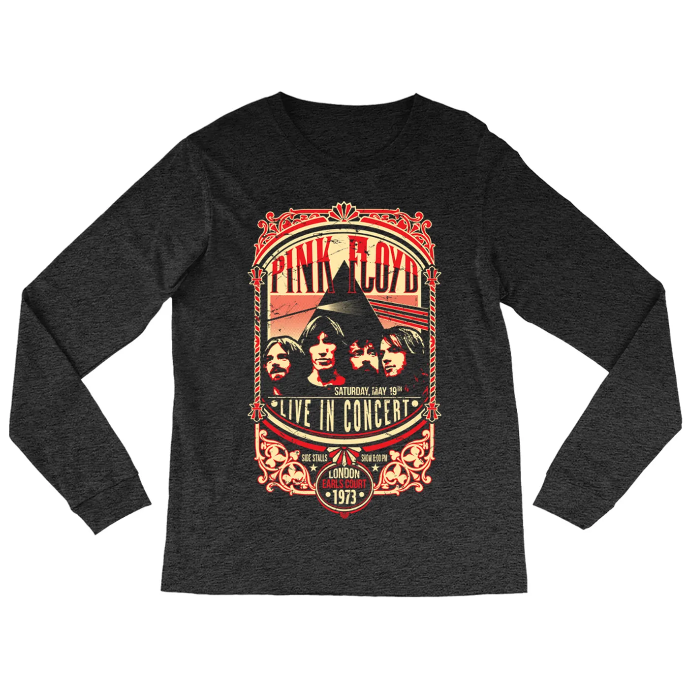 Pink Floyd Long Sleeve Shirt | Radio City Music Hall 1973 Pink Floyd Shirt