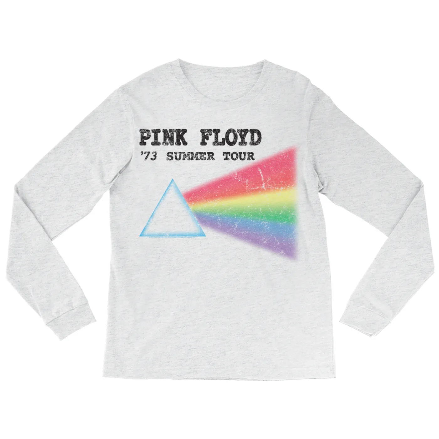 Pink Floyd Long Sleeve Shirt | Summer Tour '73 Distressed Pink Floyd Shirt