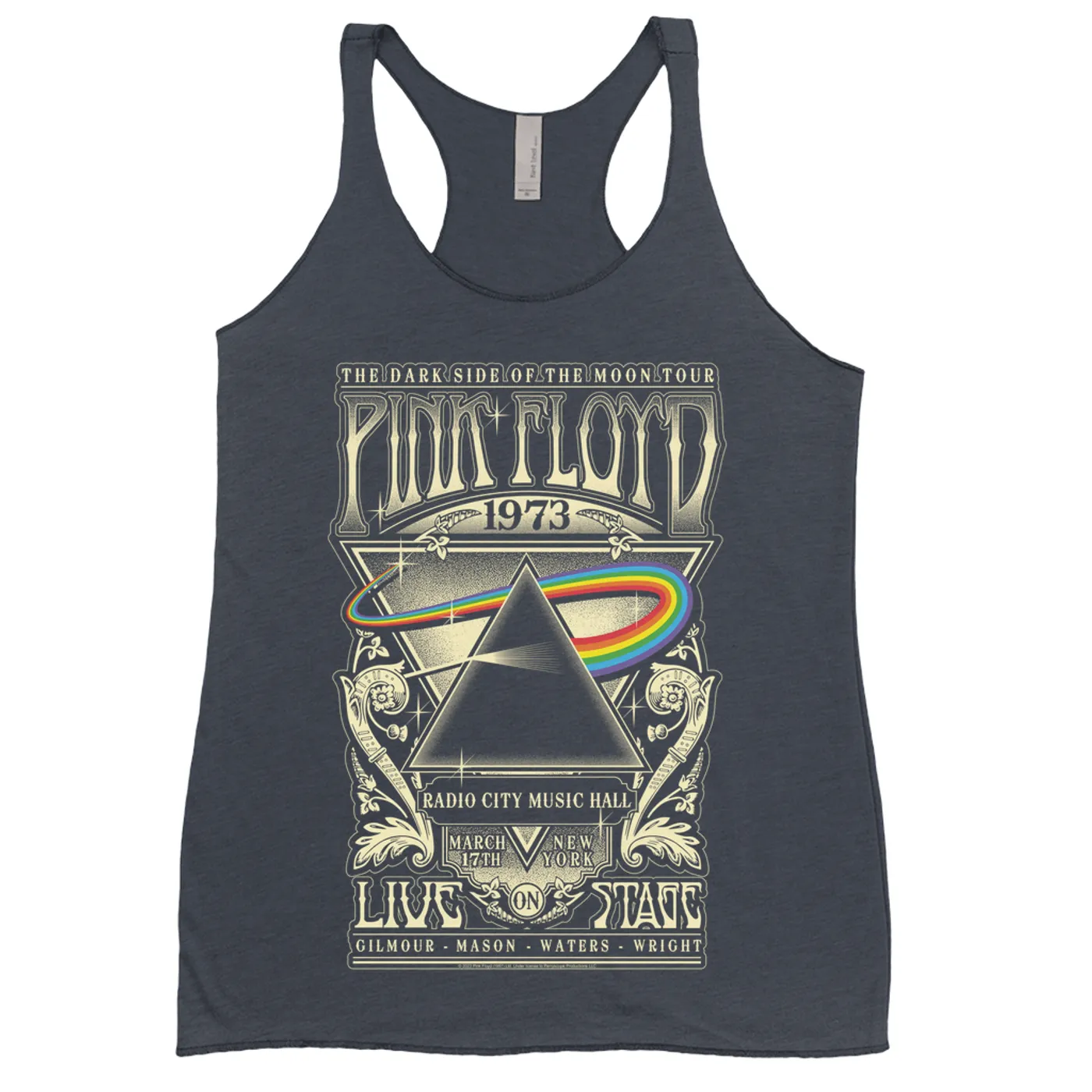 Pink Floyd Ladies' Tank Top | Live On Stage At Carnegie Hall Pink Floyd Shirt