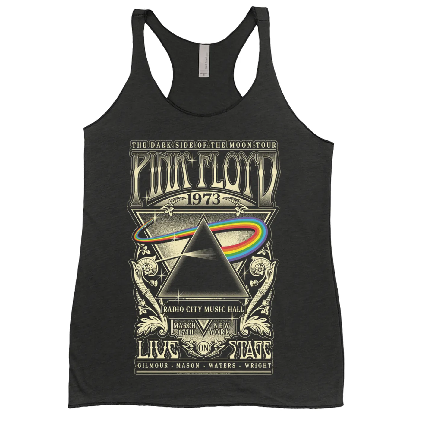 Pink Floyd Ladies' Tank Top | Live On Stage At Carnegie Hall Pink Floyd Shirt