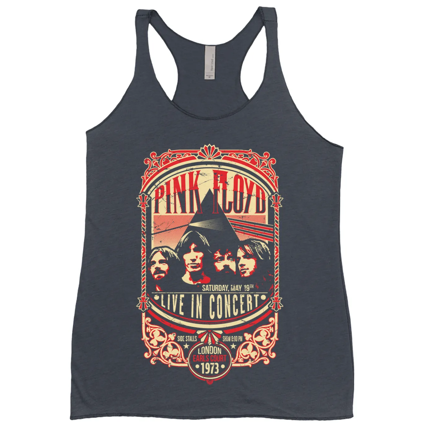 Pink Floyd Ladies' Tank Top | Radio City Music Hall 1973 Pink Floyd Shirt