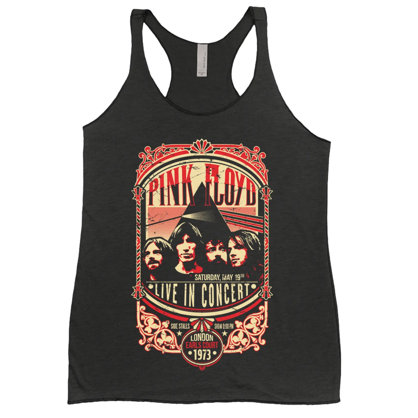 Pink Floyd Ladies' Tank Top | Radio City Music Hall 1973 Pink Floyd Shirt
