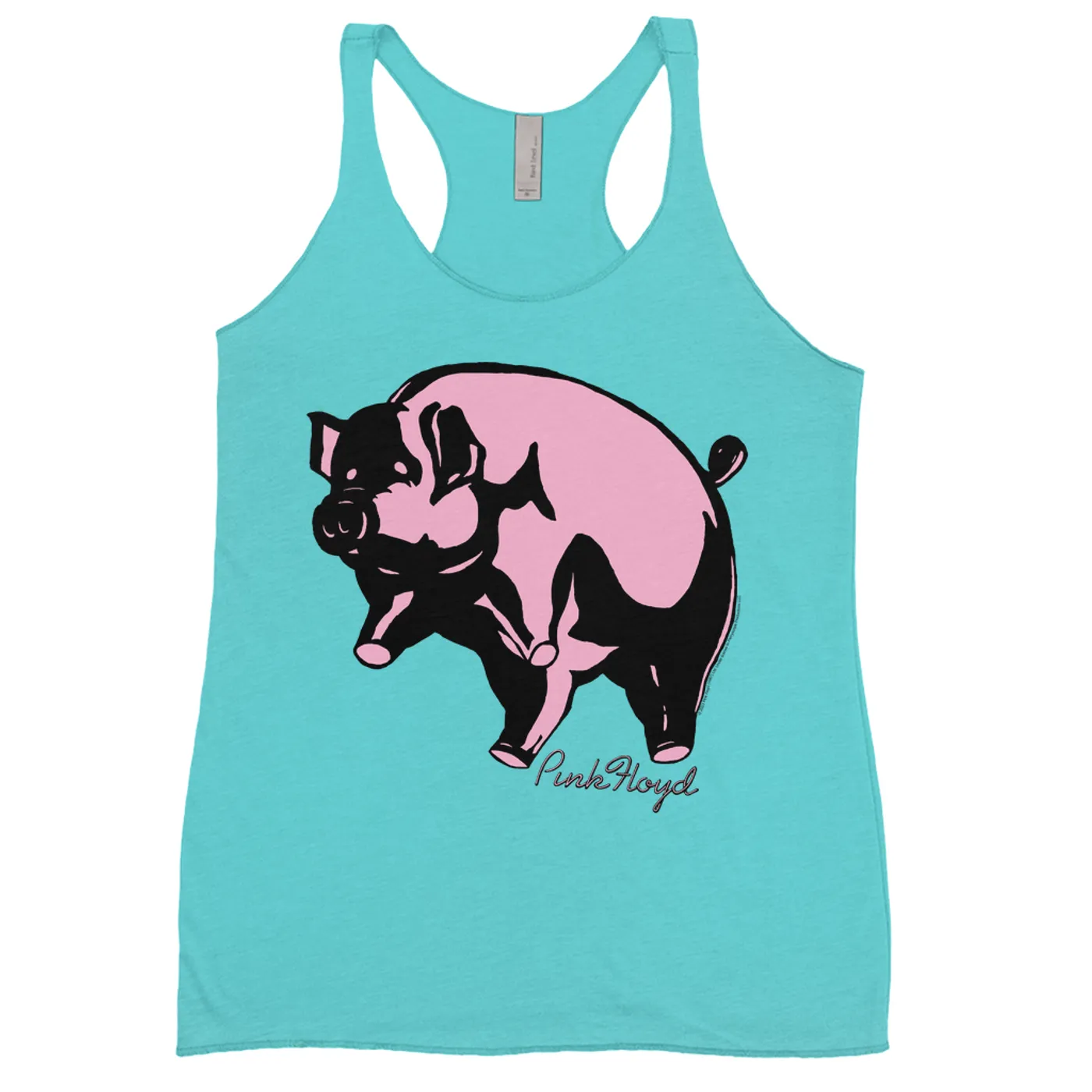 Pink Floyd Ladies' Tank Top | Classic Flying Pig Album Art Pink Floyd Shirt