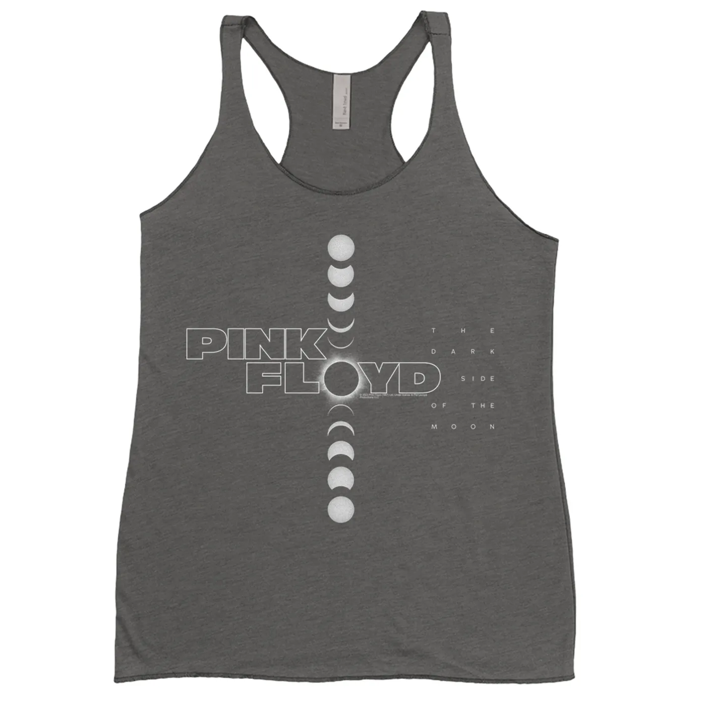 Pink Floyd Ladies' Tank Top | Eclipse Vertical Logo Pink Floyd Shirt