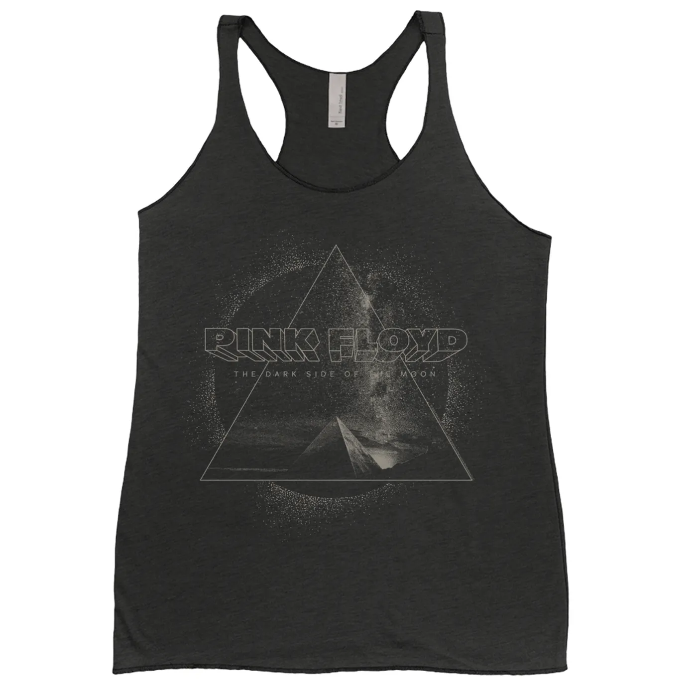 Pink Floyd Ladies' Tank Top | Pyramid Triangle Burst Design Pink Floyd Shirt