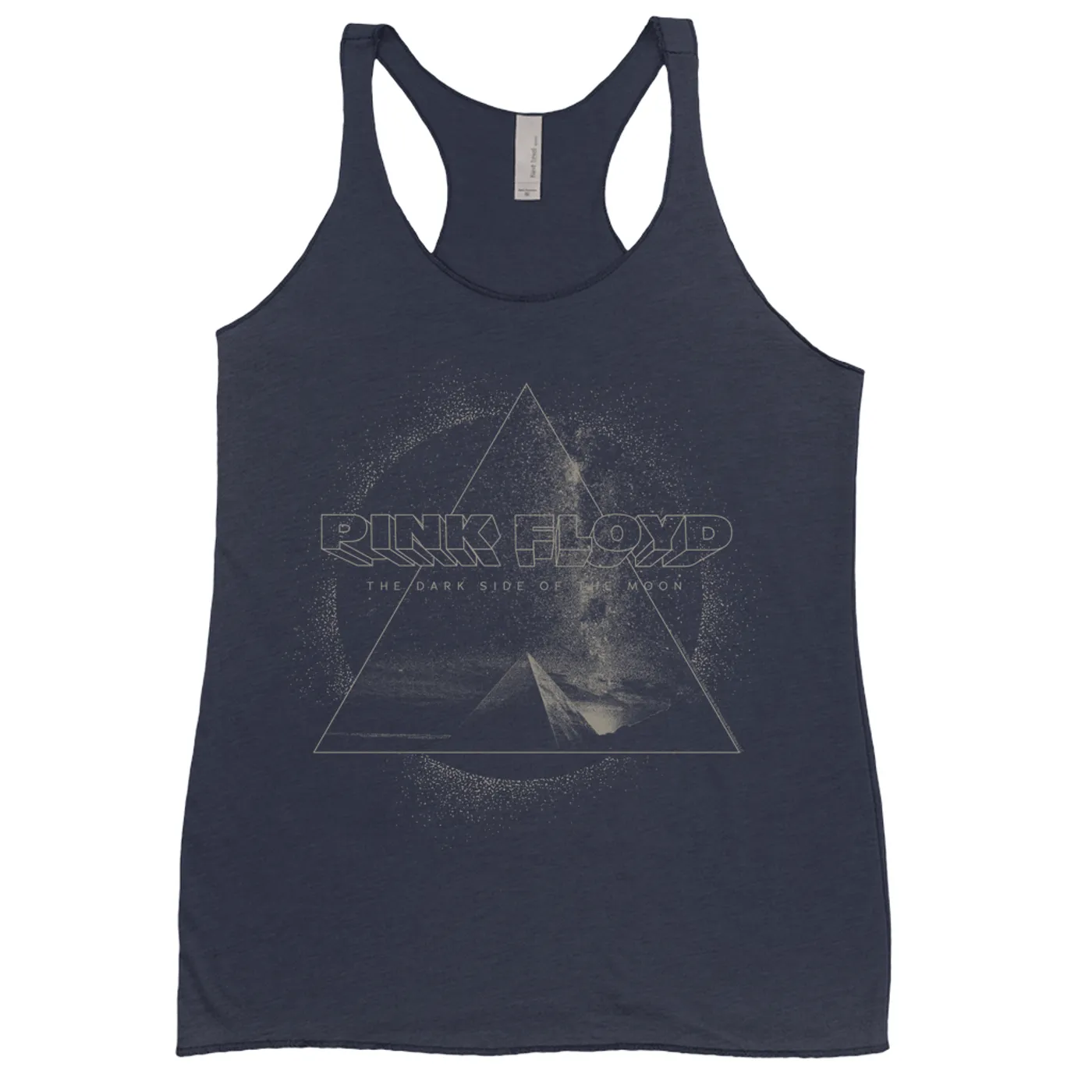 Pink Floyd Ladies' Tank Top | Pyramid Triangle Burst Design Pink Floyd Shirt