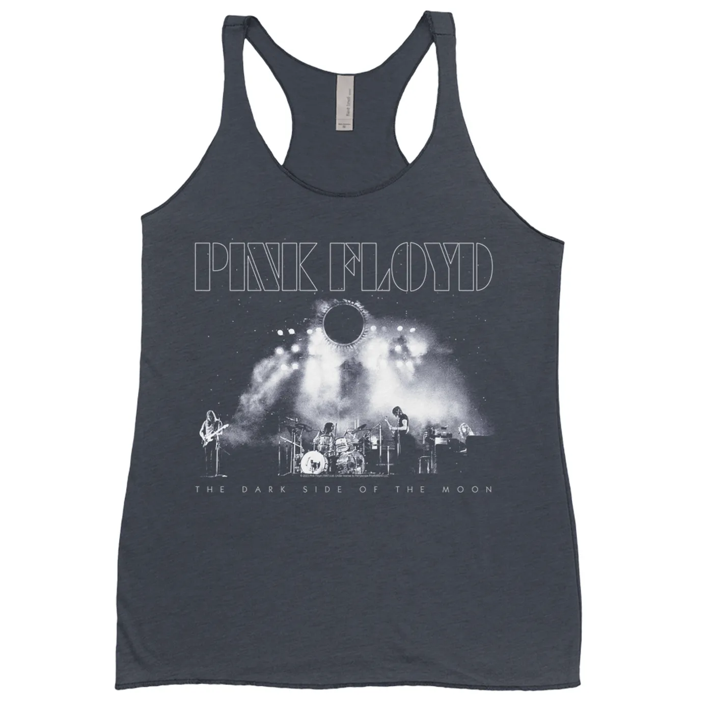 Pink Floyd Ladies' Tank Top | Live Performance Dark Side Of The Moon Photo Purple Design Pink Floyd Shirt