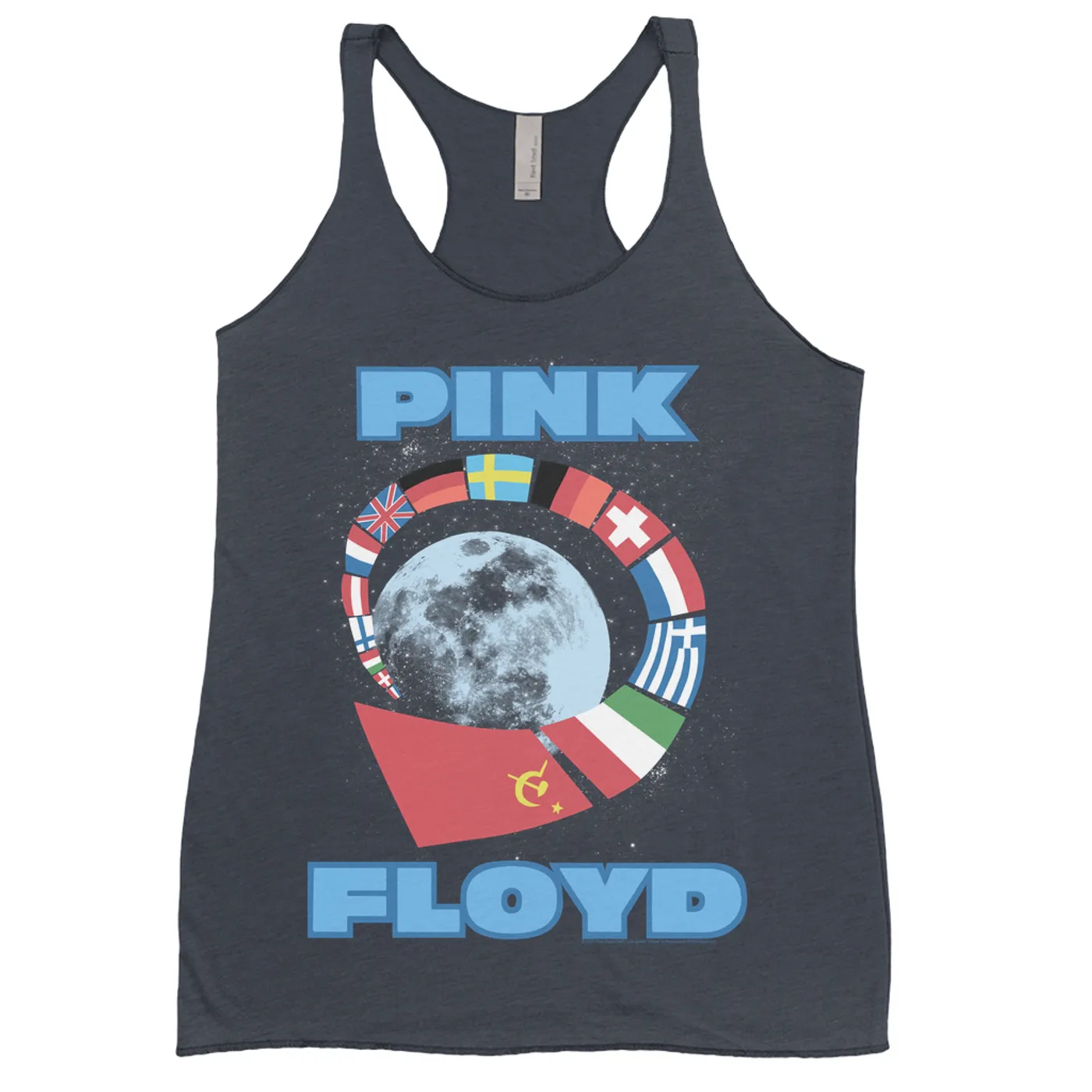 Pink Floyd Ladies' Tank Top | Flags World Tour 1989 Pink Floyd Shirt