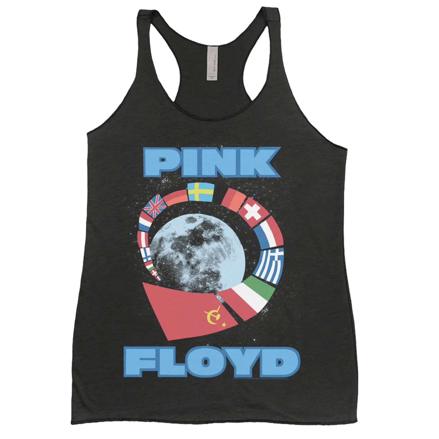 Pink Floyd Ladies' Tank Top | Flags World Tour 1989 Pink Floyd Shirt