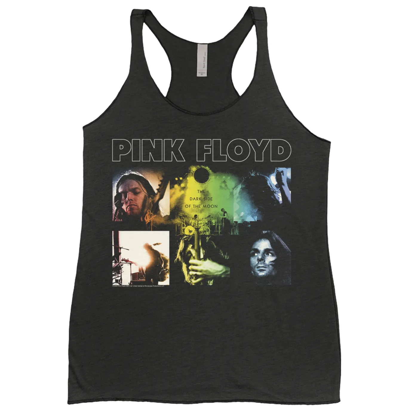 Pink Floyd Ladies' Tank Top | Rainbow Ombre Live Band Poster Pink Floyd Shirt