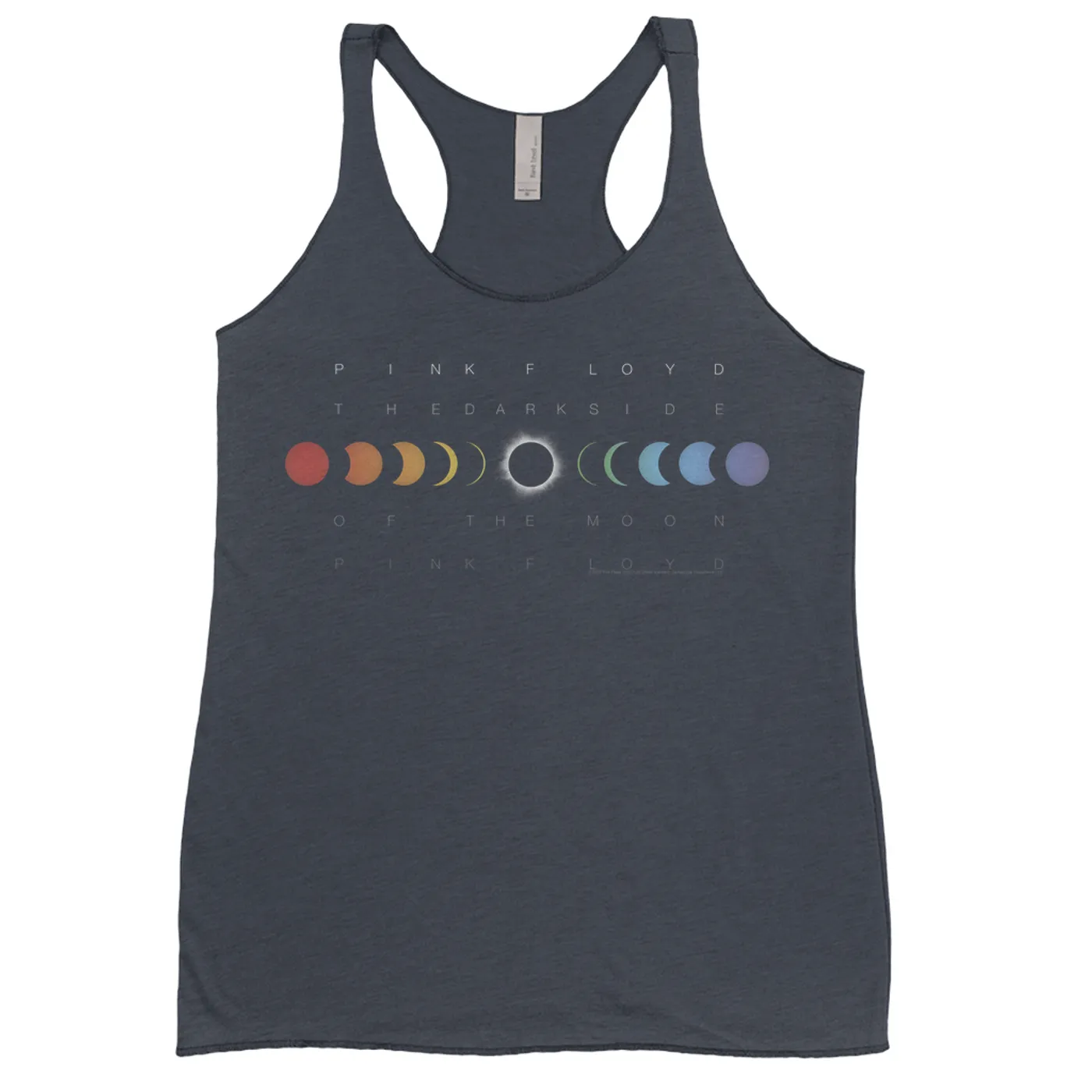 Pink Floyd Ladies' Tank Top | Eclipse In Color Pink Floyd Shirt