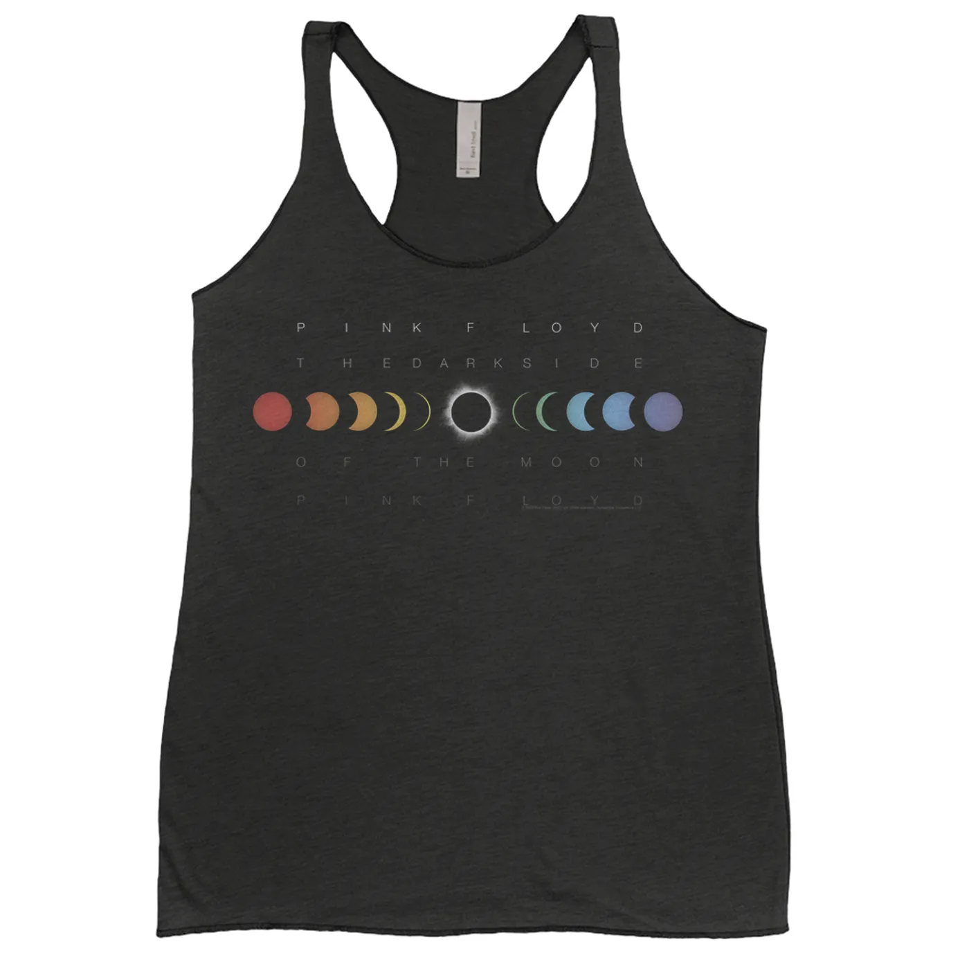 Pink Floyd Ladies' Tank Top | Eclipse In Color Pink Floyd Shirt