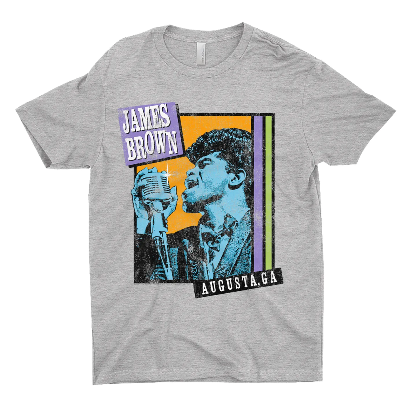 James Brown T-Shirt | Live in Augusta Georgia Distressed James Brown Shirt
