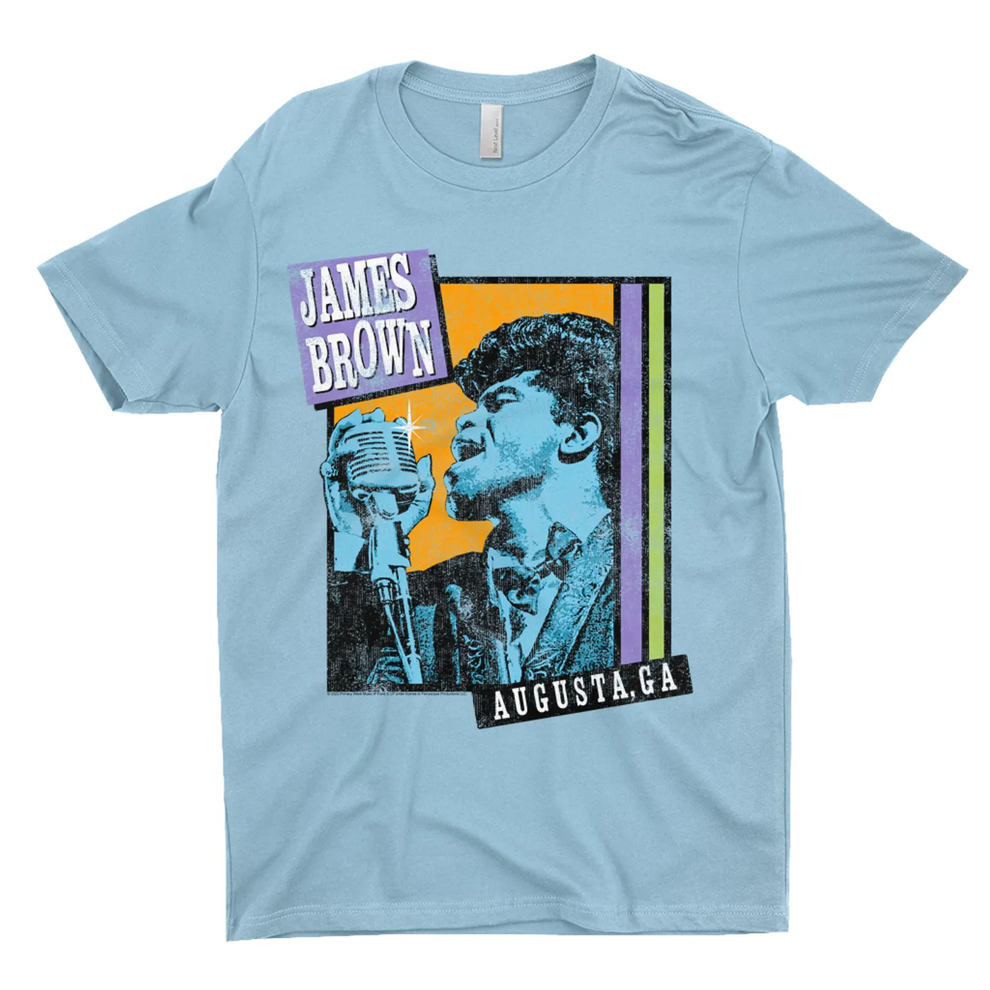James Brown T-Shirt | Live in Augusta Georgia Distressed James Brown Shirt