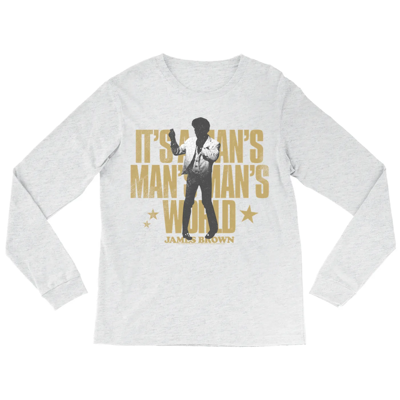 James Brown Long Sleeve Shirt | Man's World Dancing Distressed James Brown Shirt