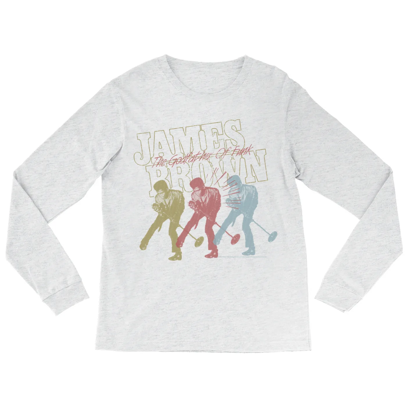 James Brown Long Sleeve Shirt | The Godfather Of Funk Retro James Brown Shirt