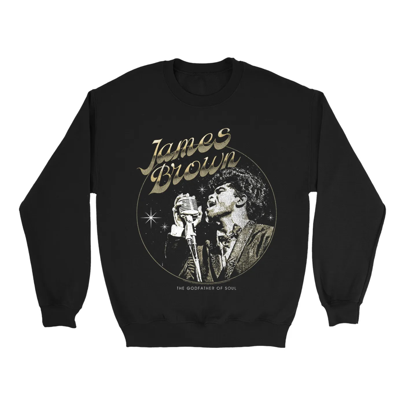 James Brown Sweatshirt | Vintage Retro Photo Art Distressed James Brown Sweatshirt