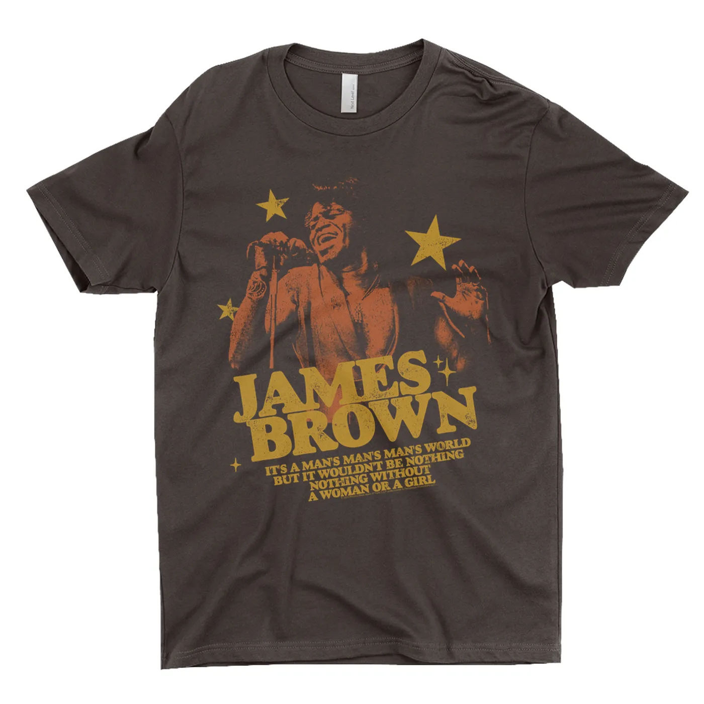James Brown T-Shirt | It's A Man's World In Stars James Brown Shirt