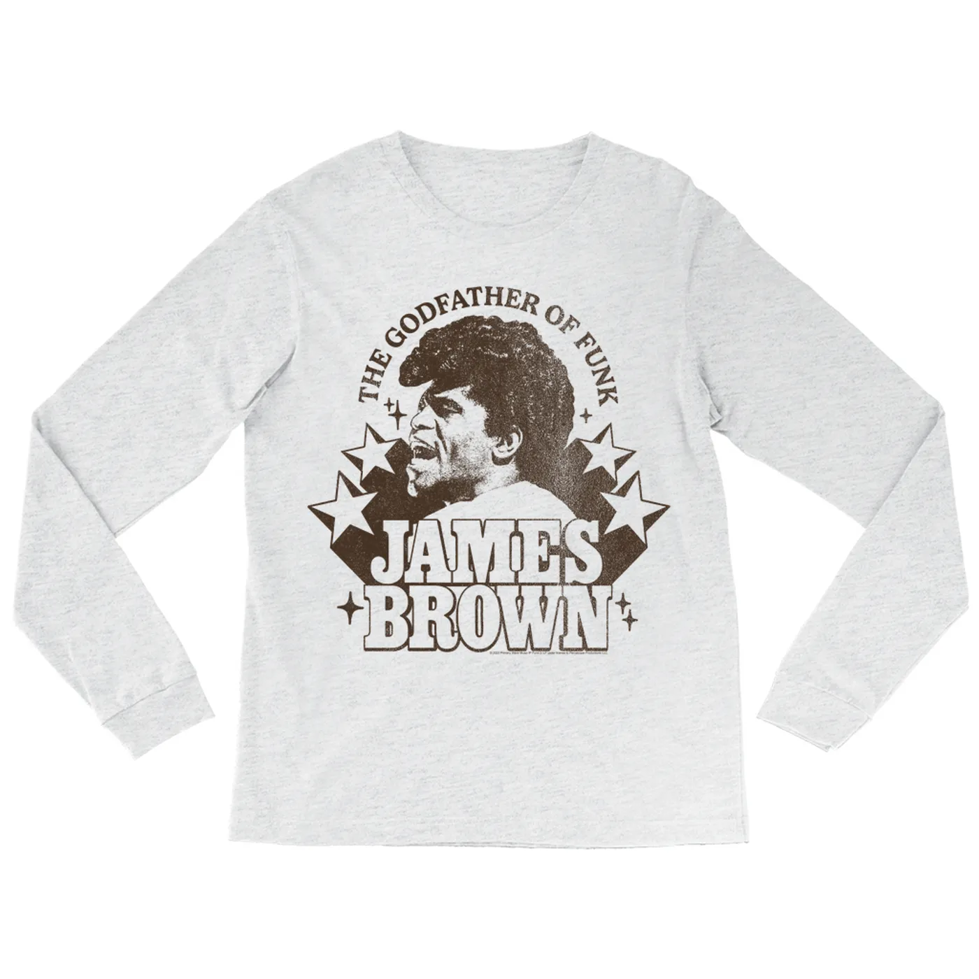 James Brown Long Sleeve Shirt | Godfather Of Funk Star Power James Brown Shirt