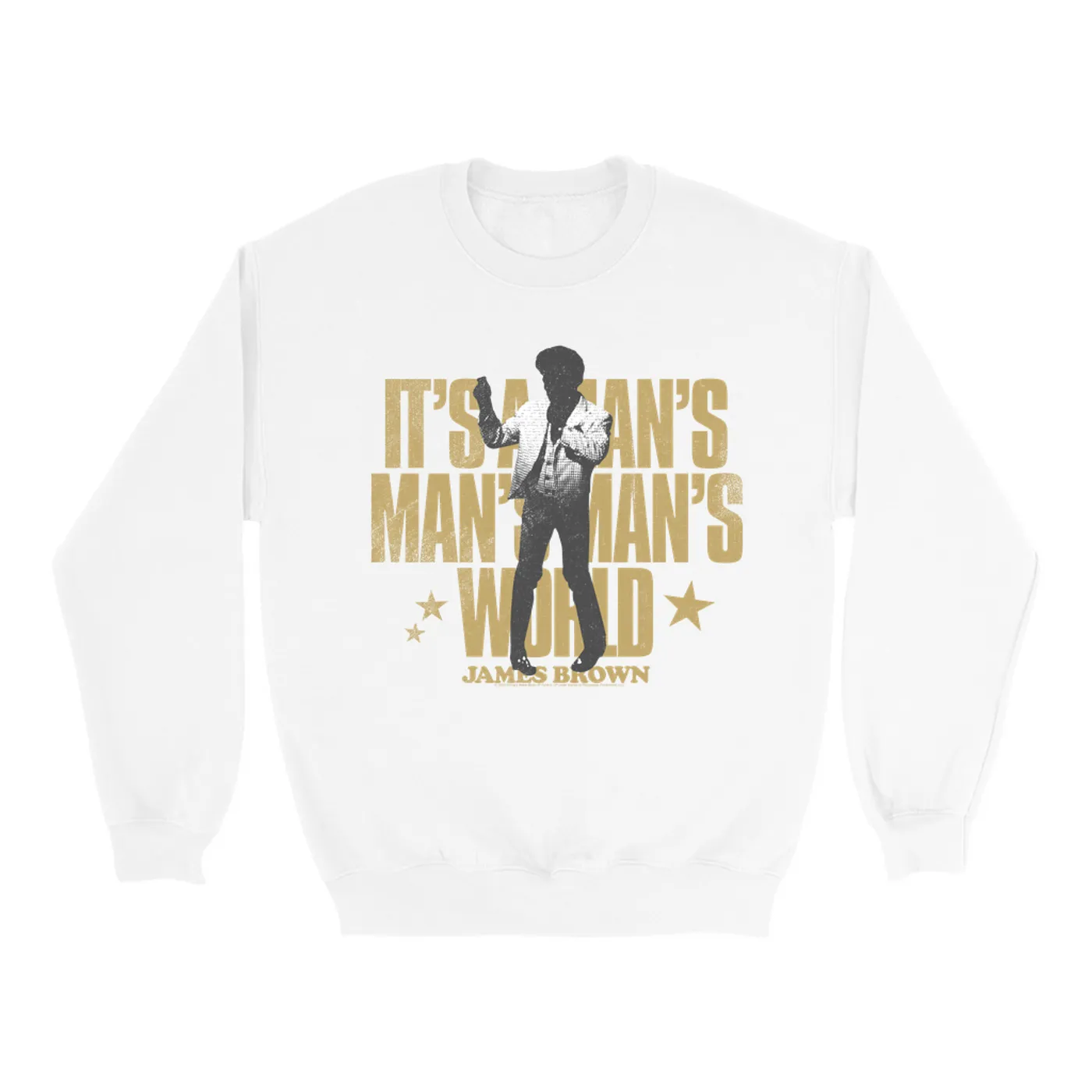 James Brown Sweatshirt | Man's World Dancing Distressed James Brown Sweatshirt