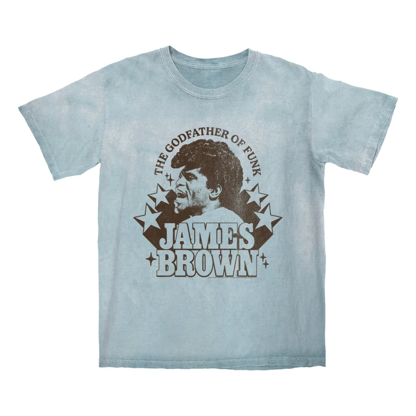 James Brown T-shirt | Godfather Of Funk Star Power James Brown Color Blast Shirt