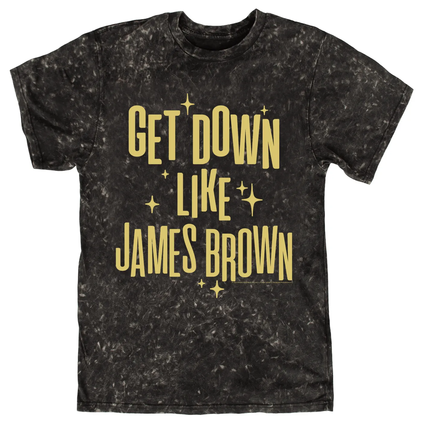 James Brown T-shirt | Get Down Like The Godfather Of Soul James Brown Mineral Wash Shirt