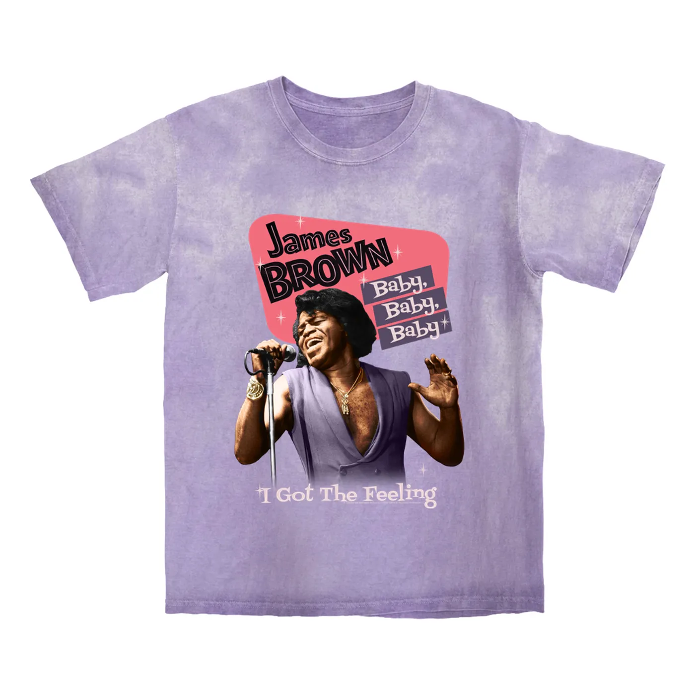 James Brown T-shirt | Baby, I Got The Feeling James Brown Color Blast Shirt