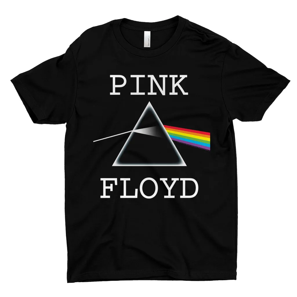 T-Shirt | The Classic Dark Side Of The Moon Prism Logo Distressed Shirt