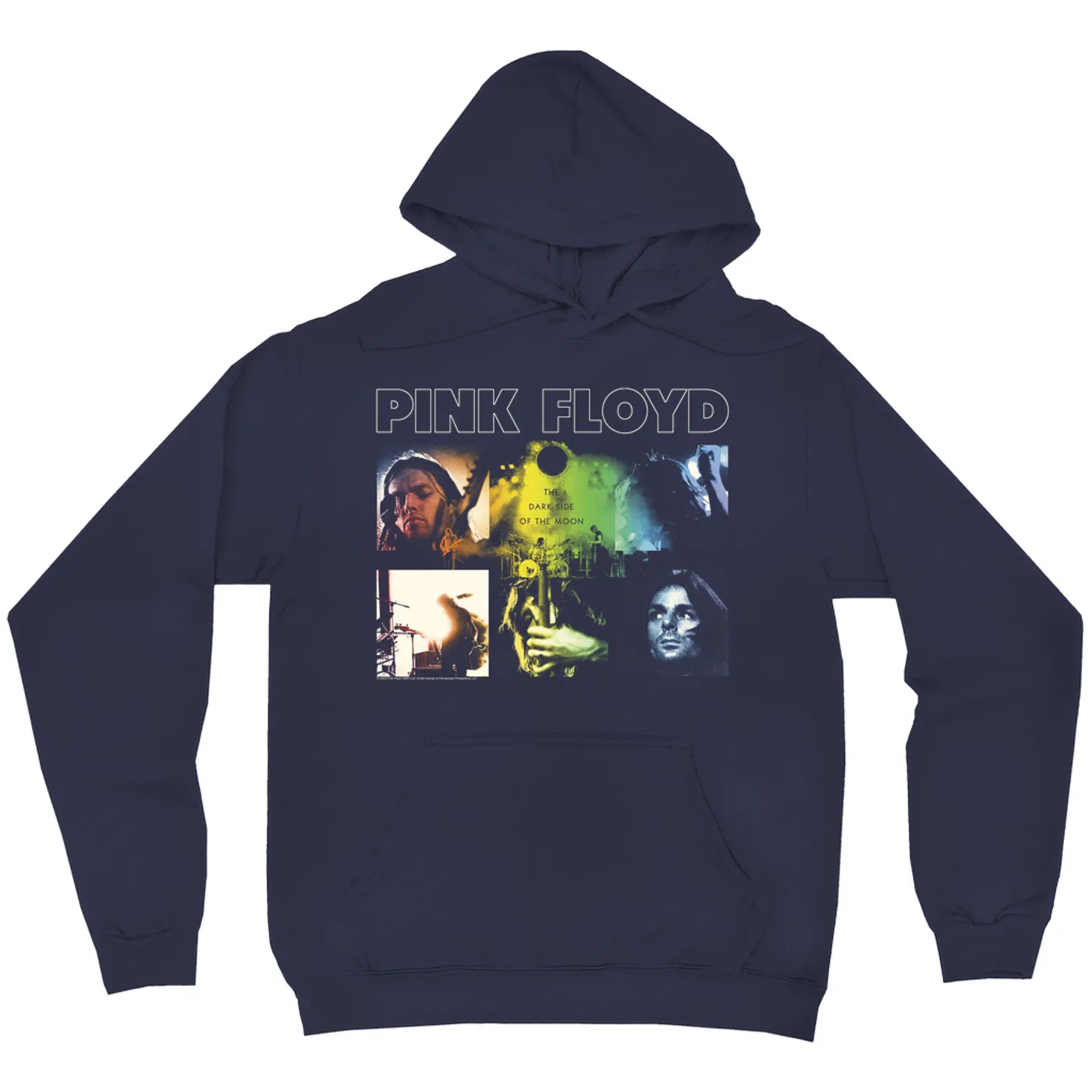 Pink Floyd Hoodie | Rainbow Ombre Live Band Poster Pink Floyd Hoodie