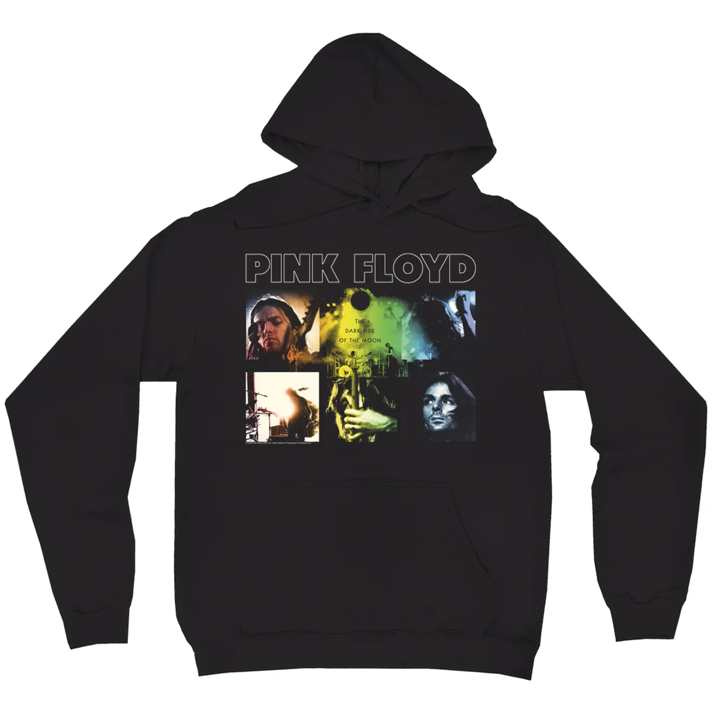Pink Floyd Hoodie | Rainbow Ombre Live Band Poster Pink Floyd Hoodie