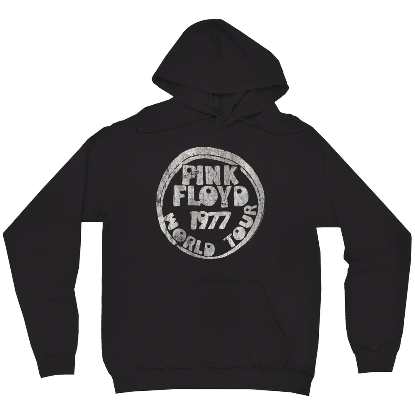 Pink Floyd Hoodie | World Tour 1977 Reissue Design Distressed Pink Floyd Hoodie