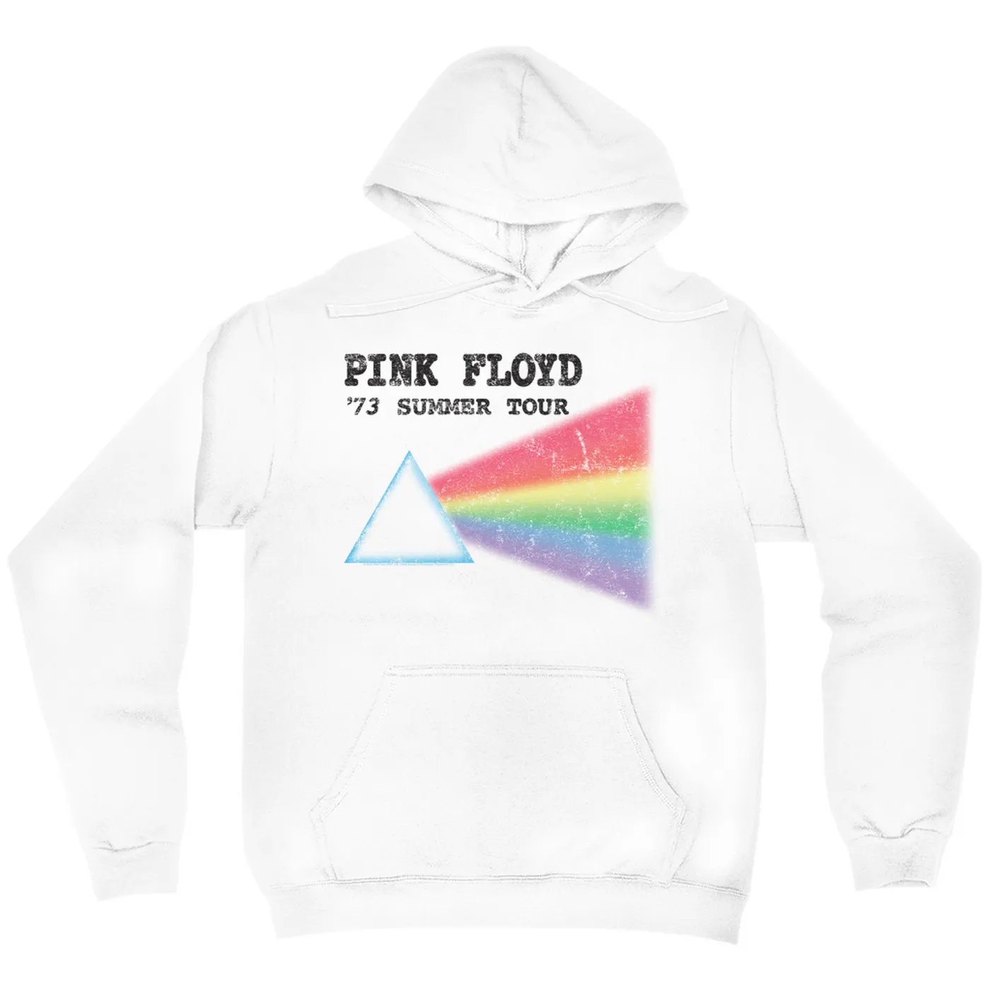 Pink Floyd Hoodie | Summer Tour '73 Distressed Pink Floyd Hoodie