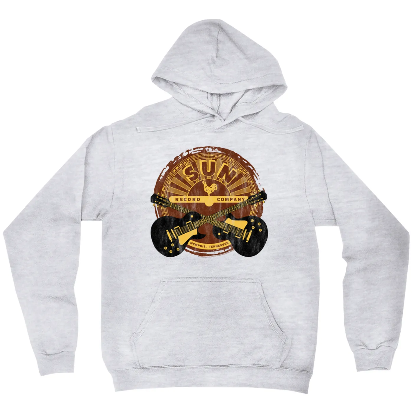 Sun Records Hoodie | Crossed Guitars Logo Sun Records Hoodie