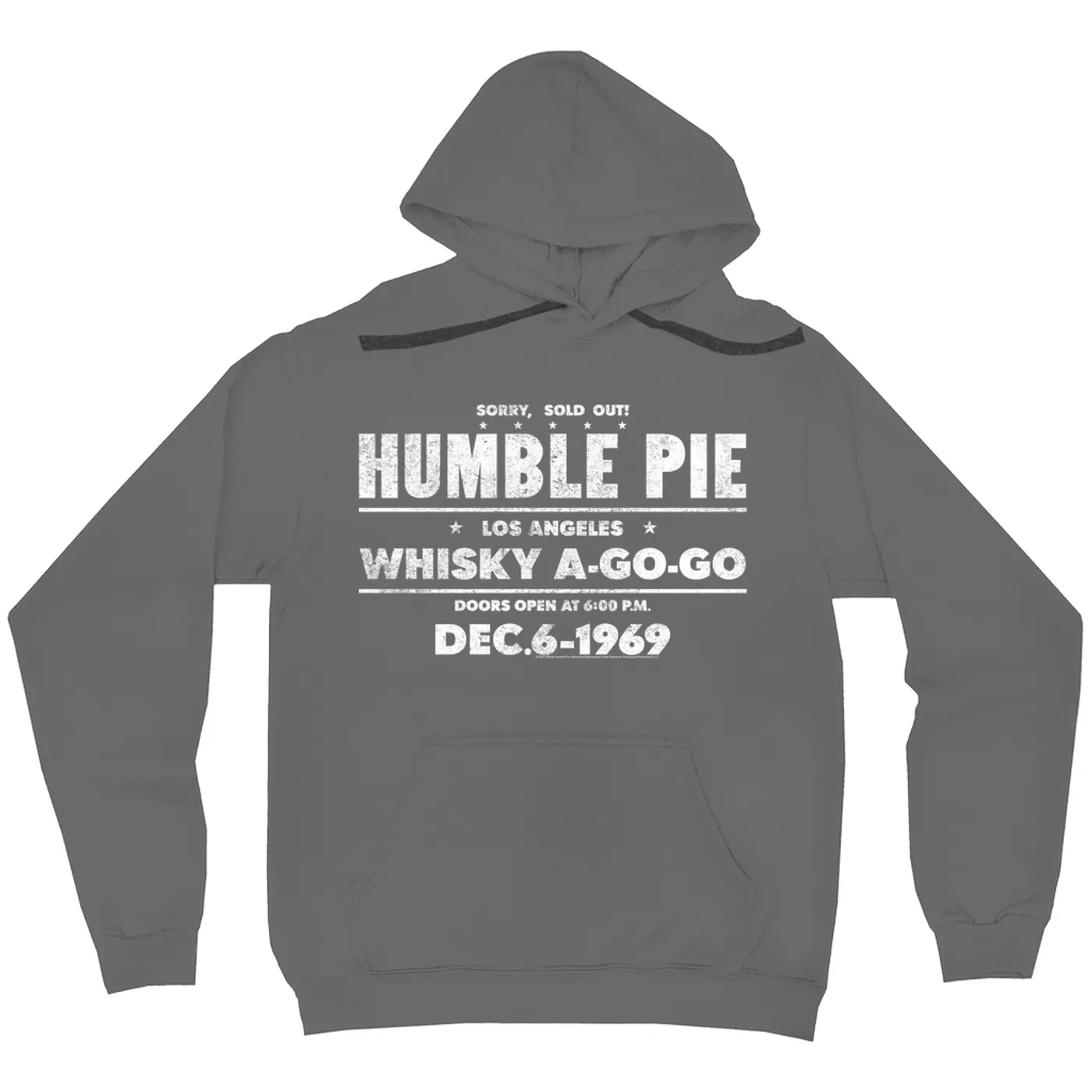 Humble Pie Hoodie | Sold Out! Whisky A Go Go 1969 Distressed (Merchbar Exclusive) Humble Pie Hoodie