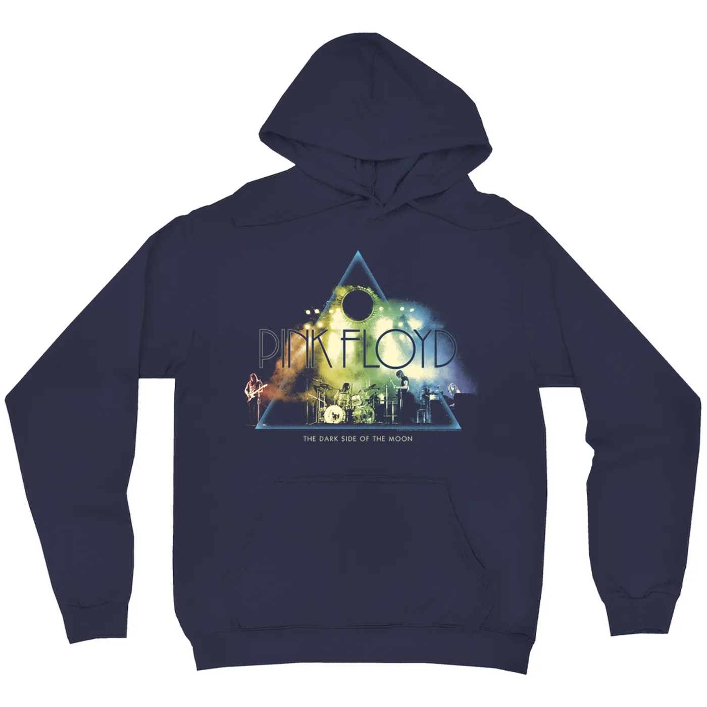 Pink Floyd Hoodie | Live Show Dark Side Of The Moon Photo Rainbow Design Pink Floyd Hoodie