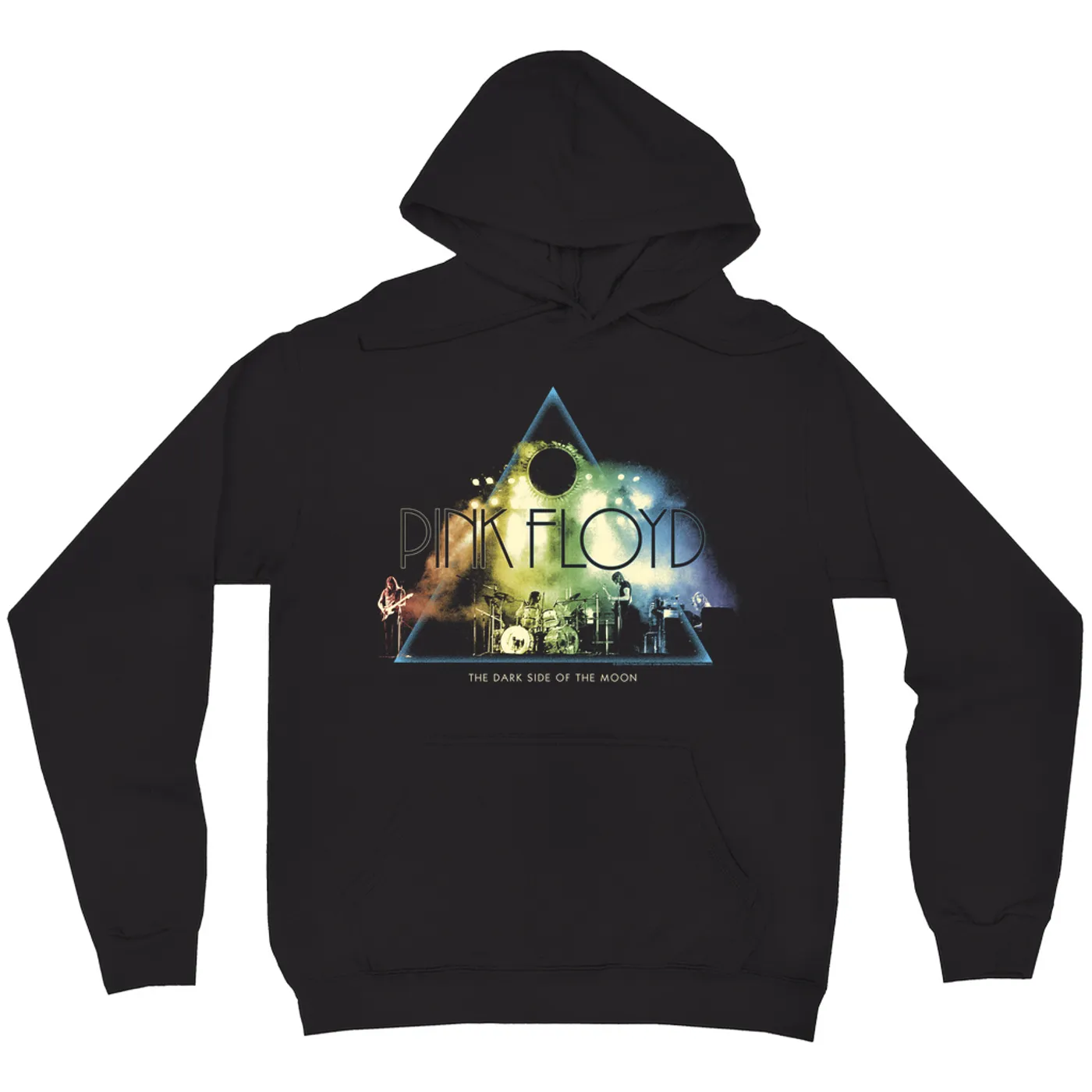 Pink Floyd Hoodie | Live Show Dark Side Of The Moon Photo Rainbow Design Pink Floyd Hoodie