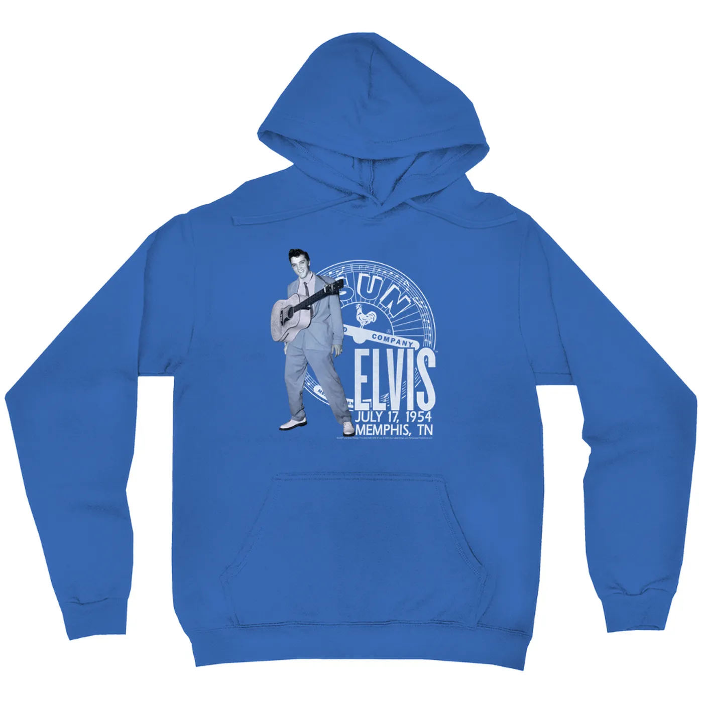 Elvis Presley Sun Records Hoodie | Live In Concert July 1954 Sun Records Hoodie