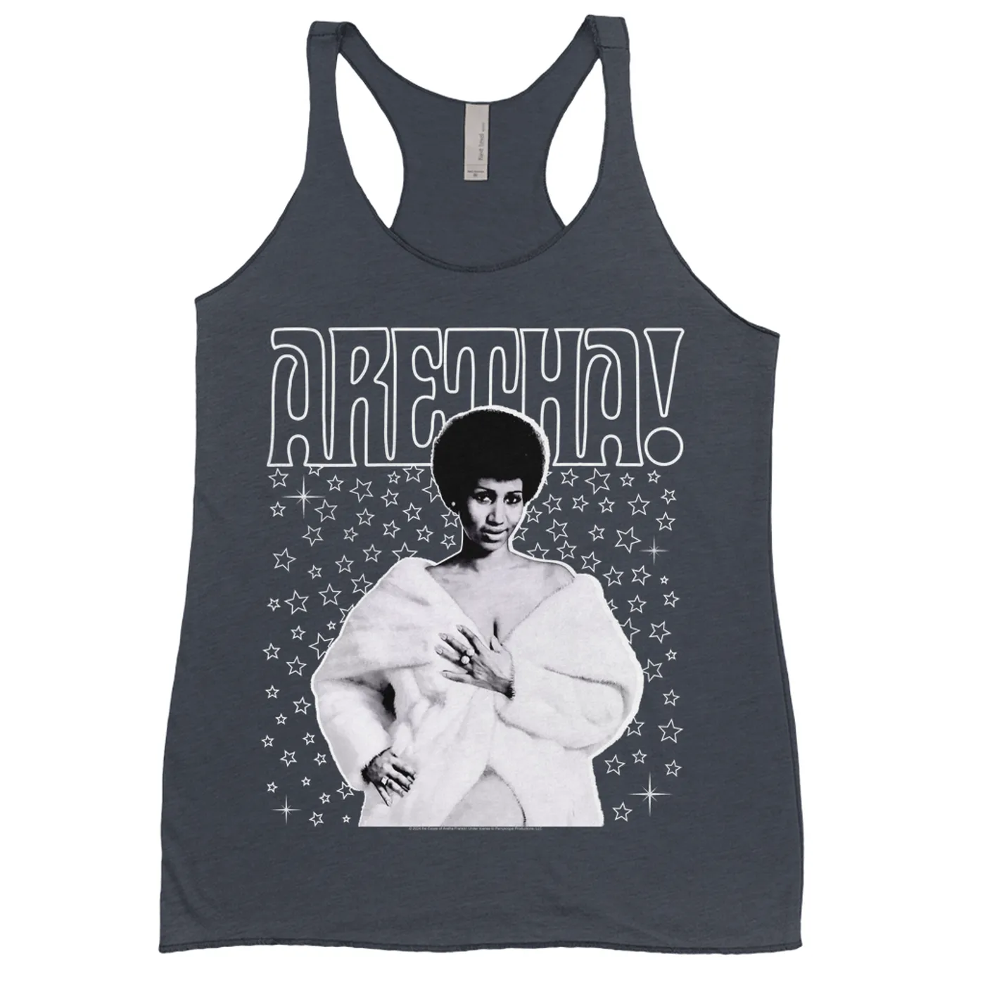 Aretha Franklin Ladies' Tank Top | Star Studded Aretha! (Merchbar Exclusive) Aretha Franklin Shirt