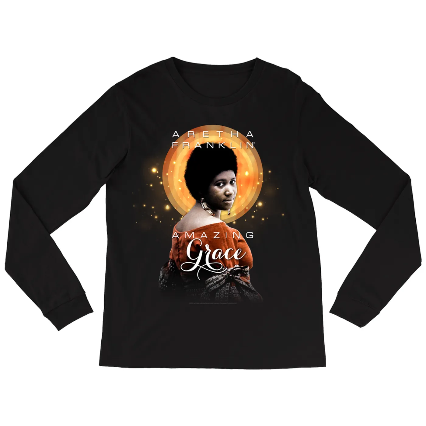 Aretha Franklin Long Sleeve Shirt | Aretha Amazing Grace Aretha Franklin Shirt