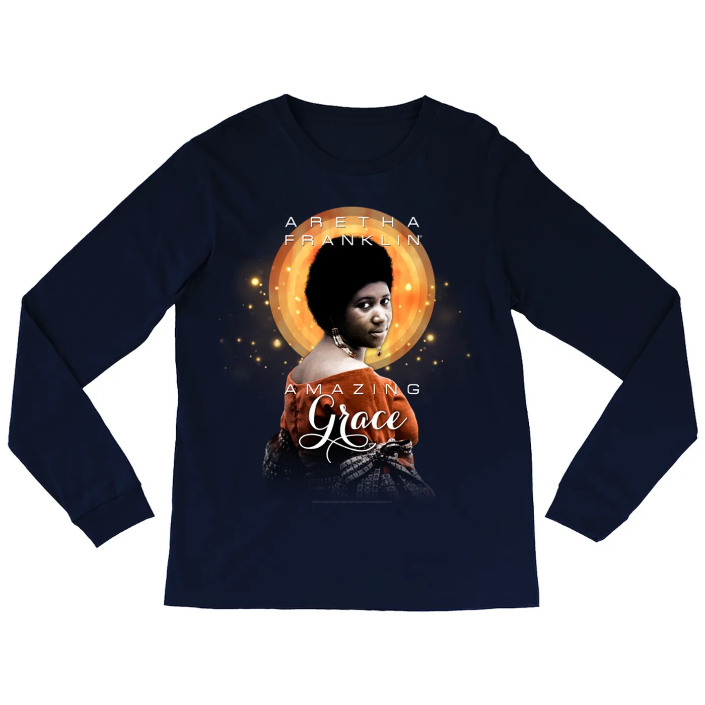 Aretha Franklin Long Sleeve Shirt | Aretha Amazing Grace Aretha Franklin Shirt