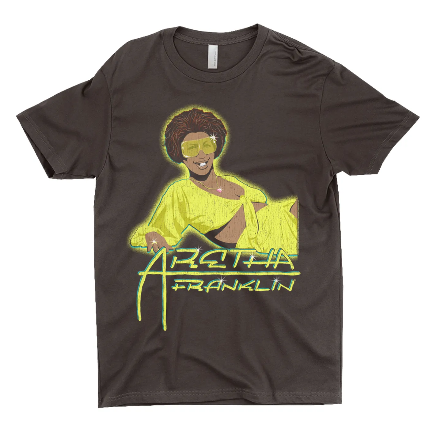 Aretha Franklin T-Shirt | A Burst Of Yellow (Merchbar Exclusive) Aretha Franklin Shirt