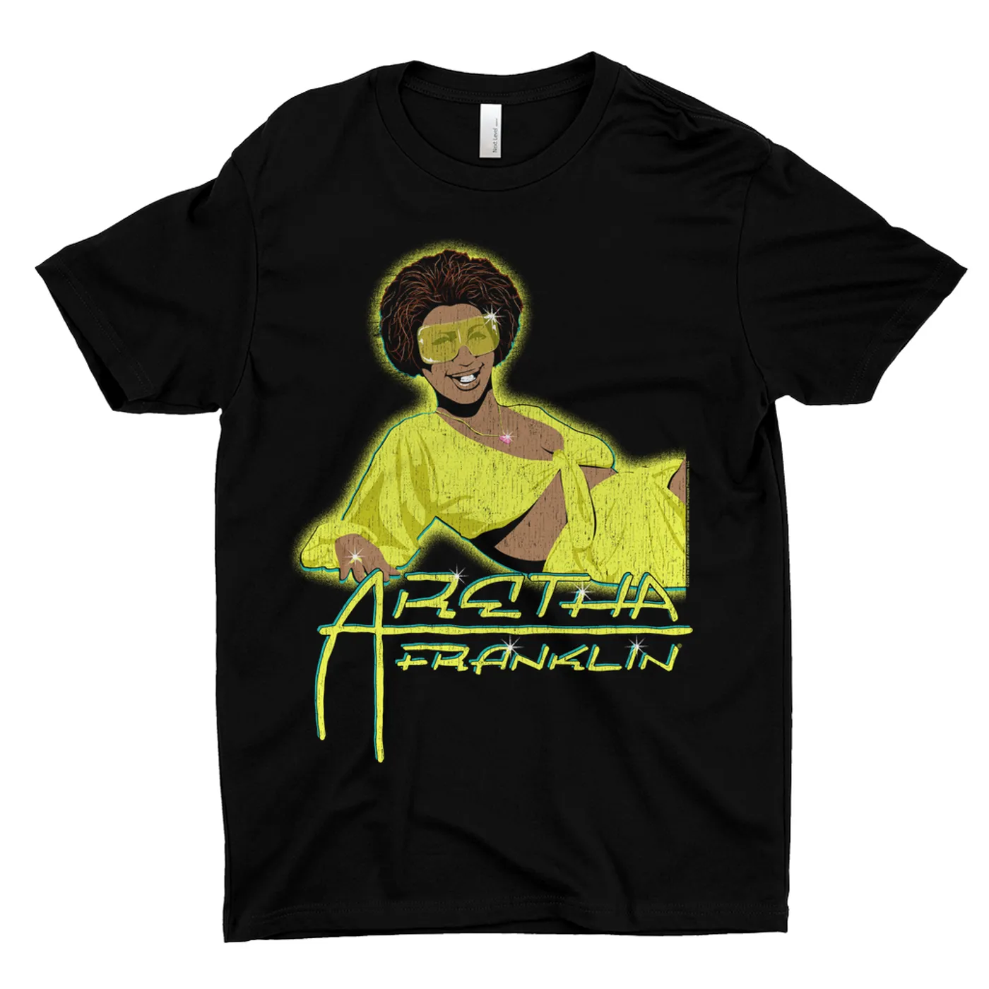 Aretha Franklin T-Shirt | A Burst Of Yellow (Merchbar Exclusive) Aretha Franklin Shirt